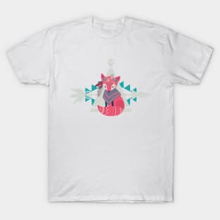 Tribal Fox Totem Boho Summer T-Shirt